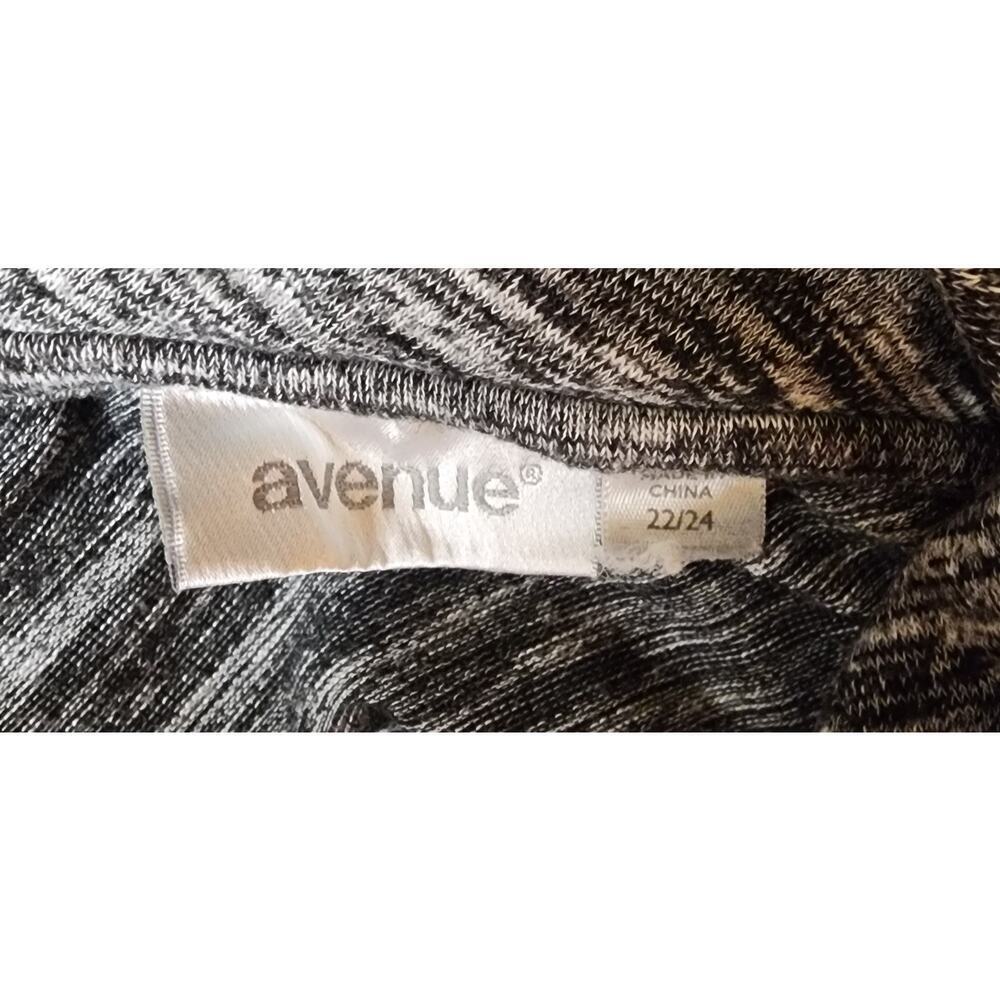 Avenue Womens Cowlneck Gray Short Sleeve Sweater Plus Size 22/24 Business Casual - Picture 7 of 7